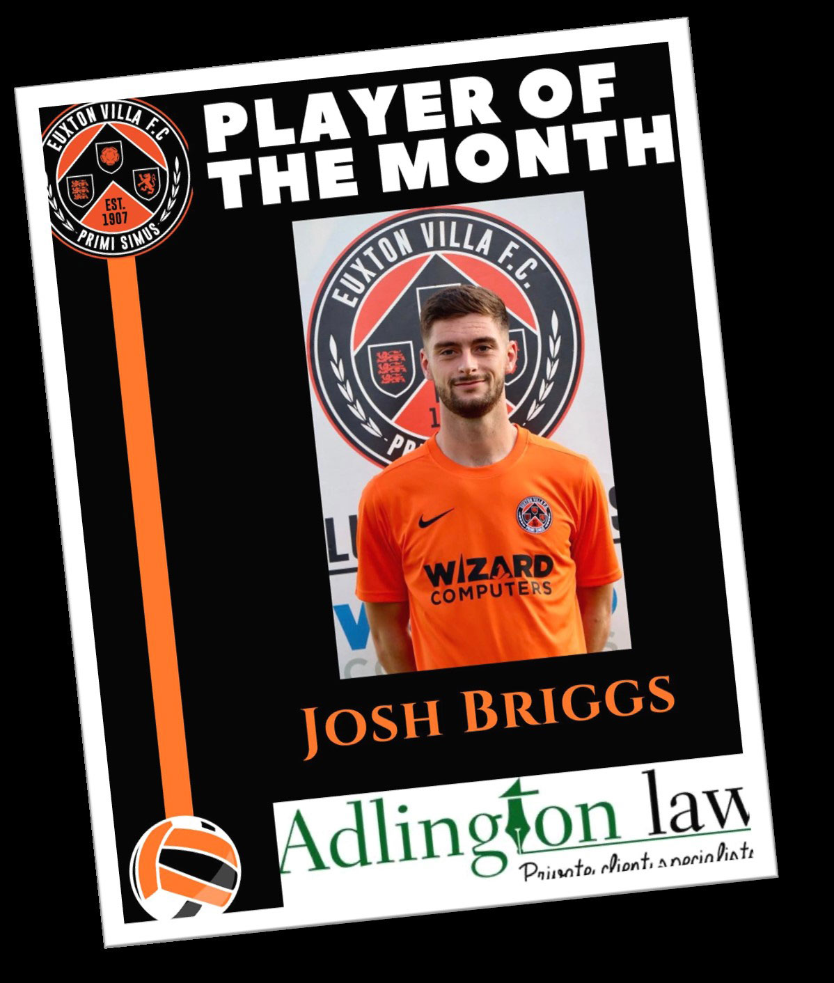 Euxton Villa FC Player of the Month